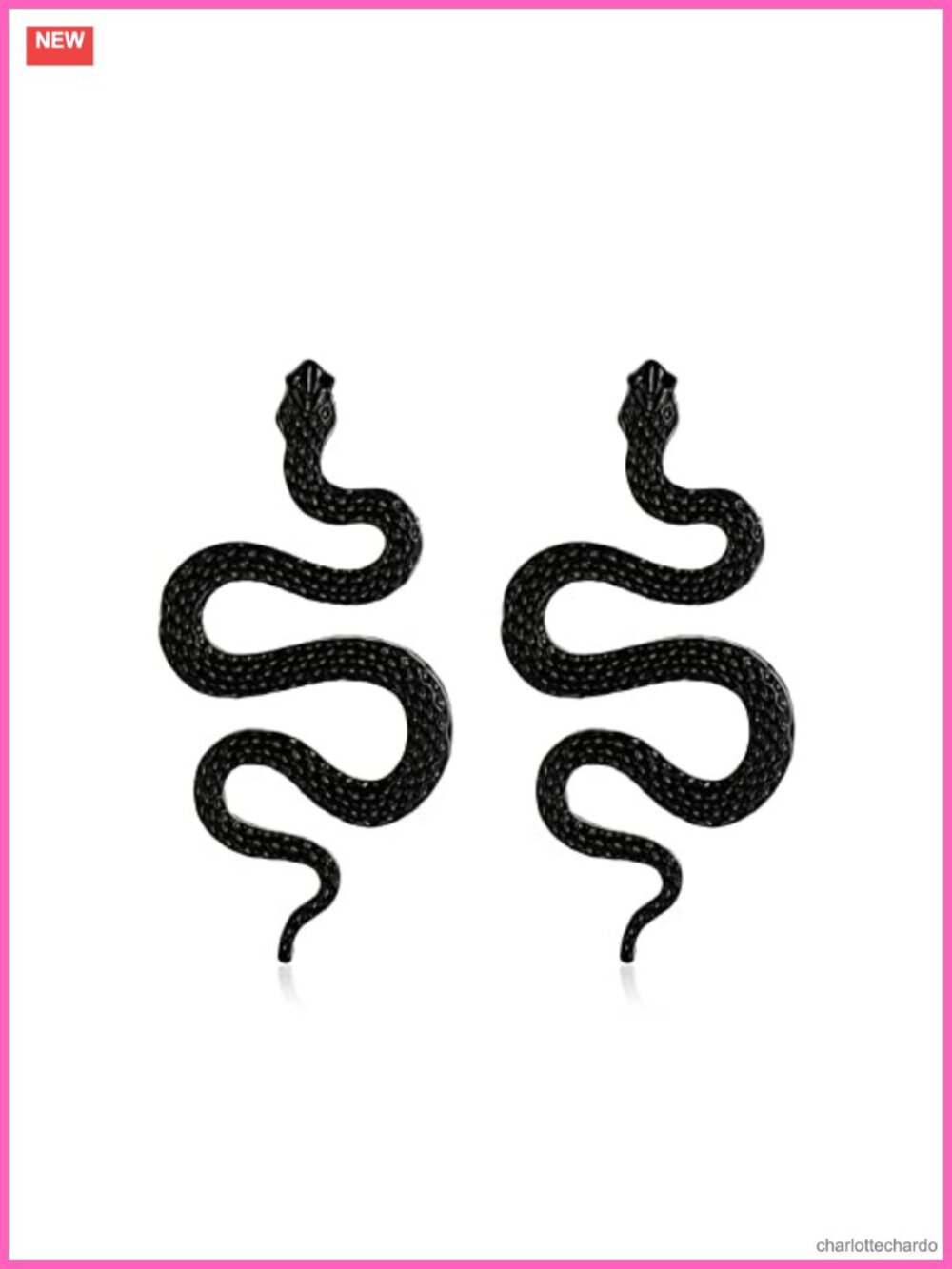 Snake Dangle Drop Earrings Women Punk Gothic Alloy Statement Jewelry